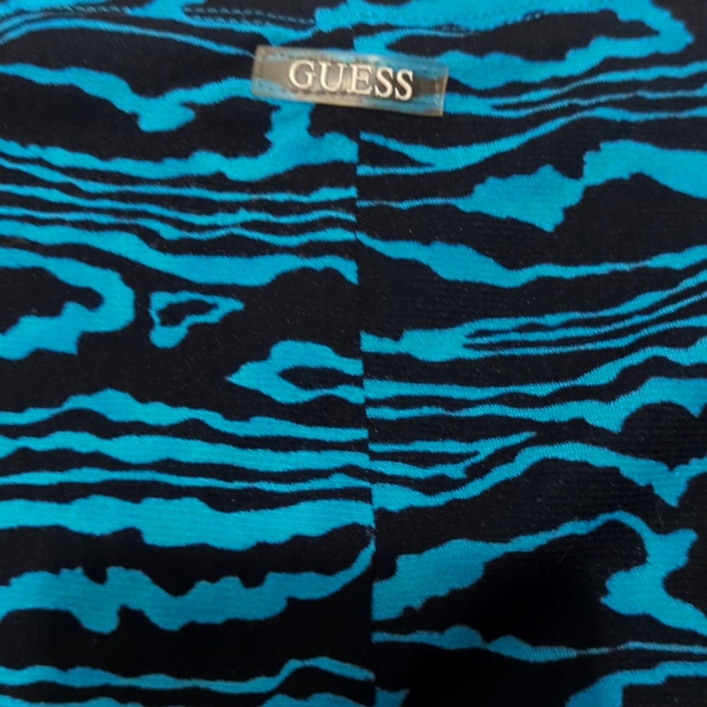 Vintage | Guess | Retro | Pencil Skirt | Bodycon Artsy | Abstract | Summer | - Picture 5 of 6